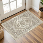 2x3 Entryway Rug Vintage Washable Rug Runner by Restydon
