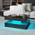 HedoAjim Black LED Coffee Table by HedoAjim