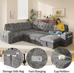 Modular Sectional Sleeper Sofa - Image 4