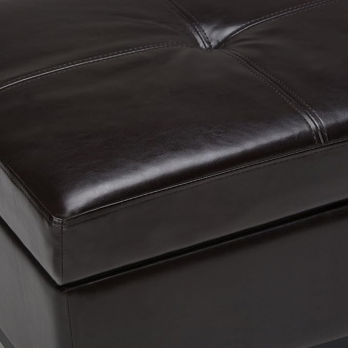 SIMPLIHOME Oregon Storage Ottoman Bench - Image 6