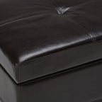 SIMPLIHOME Oregon Storage Ottoman Bench - Image 6