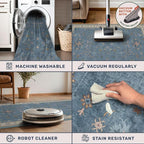 Washable 3x8 Throw Rug for Hallway - Image 3