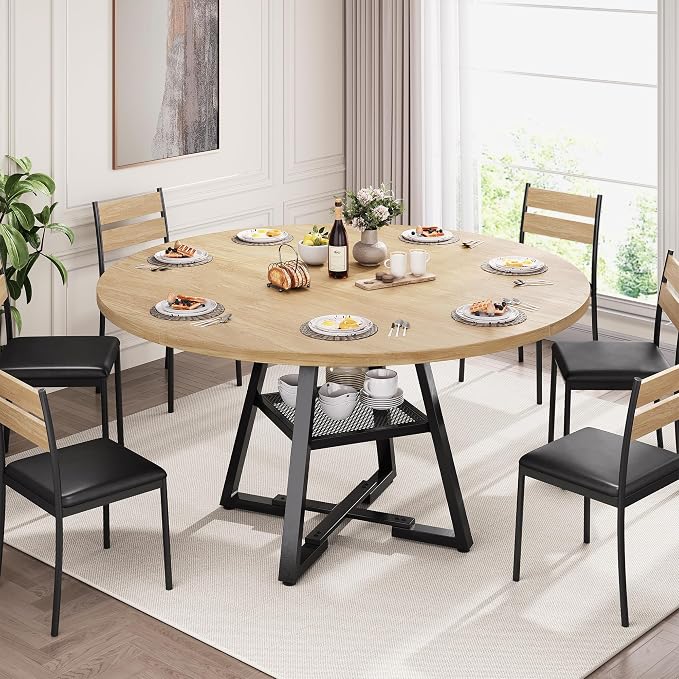 Jocoevol 51'' Round Dining Table - Image 3
