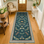 Brown and Green Kitchen Sink Runner Rug 2x6 - Image 3