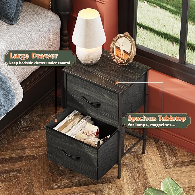 WLIVE Nightstand, Nightstand - Image 5