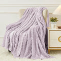 Aganear Fleece Throw Blanket for Couch Sofa 50"x60" Purple | Lightweight Fuzzy by Aganear