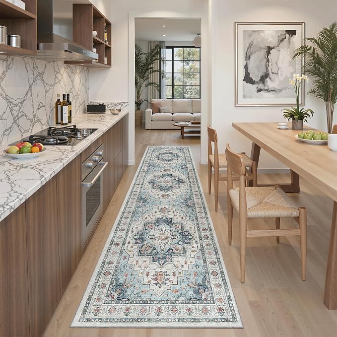 Madane Hallway Runner Rug 2x8 Washable Kitchen Rugs Non-Slip, Soft Ultra-Thin - Image 3