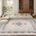 Pink Rugs for Bedroom-8x10 Area Rugs for Living Room, Dining Room, Low Pile by Zesthome