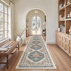 Madane Hallway Runner Rug 2'6''x12' Kitchen Runners Vintage, Entryway and - Image 3