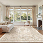 5x7 Area Rugs for Living Room, Large Washable Rug, Dining Room, Low Pile - Image 4