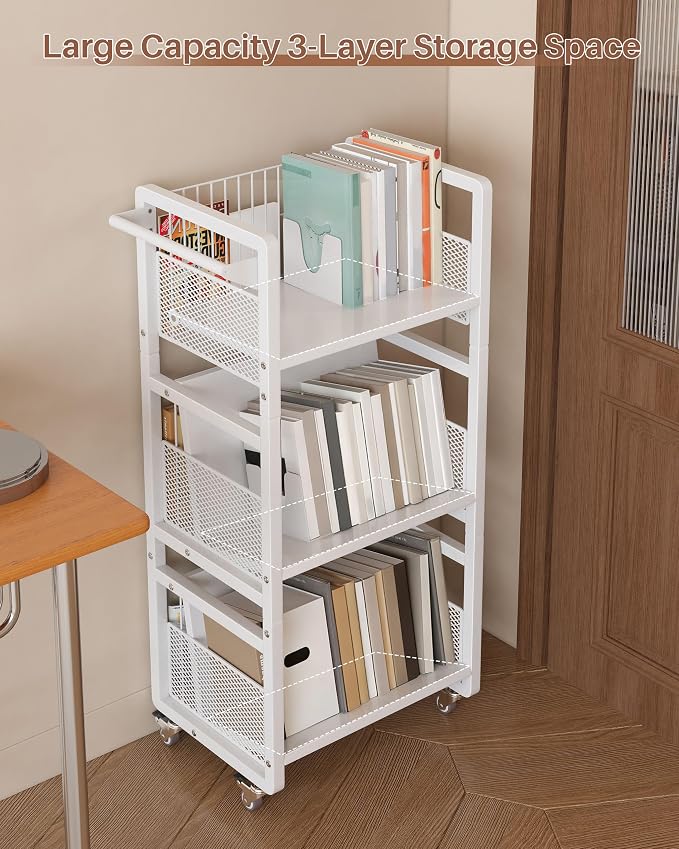 UMDONX Heavy-Duty Double-Sided Book Cart - Image 7