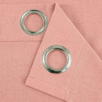 YoungsTex Dusty Rose Pink Linen Curtains 84 Inch Length - Image 9