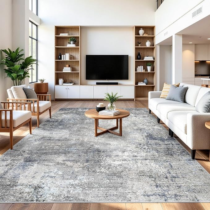 7x10 Rug for Living Room Washable – Non-Slip Soft Carpet for Bedroom Dining Room by BYYVOORugsforYourHome