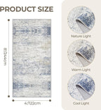 4x8 Rug Non Slip, Washable Hallway Runner Rug, Nursery Room, Soft Runner Rug - Image 2
