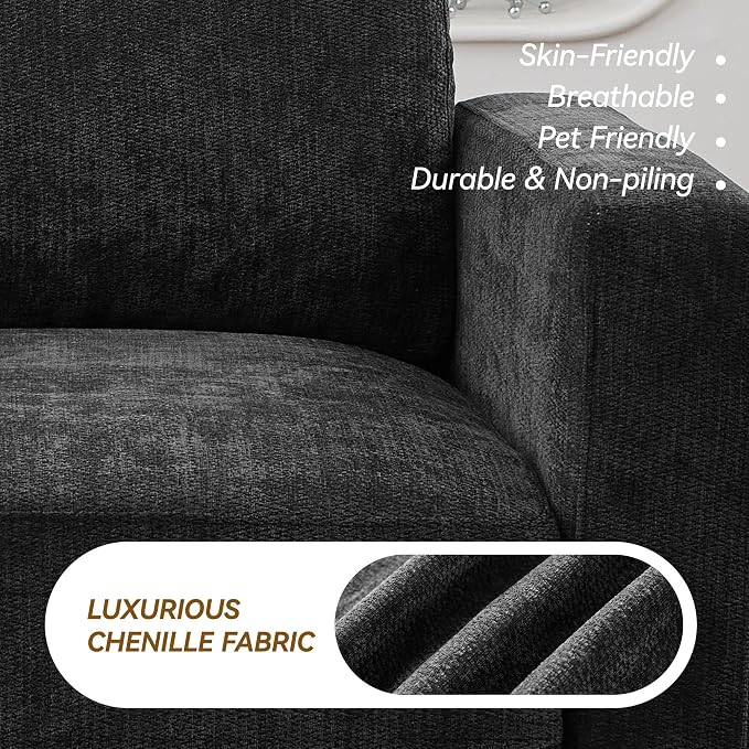 44.2" Chenille Oversized Chair - Image 8