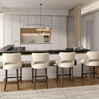 VKNOW Bar Stools Set of 4, Modern Counter Stools - Image 4