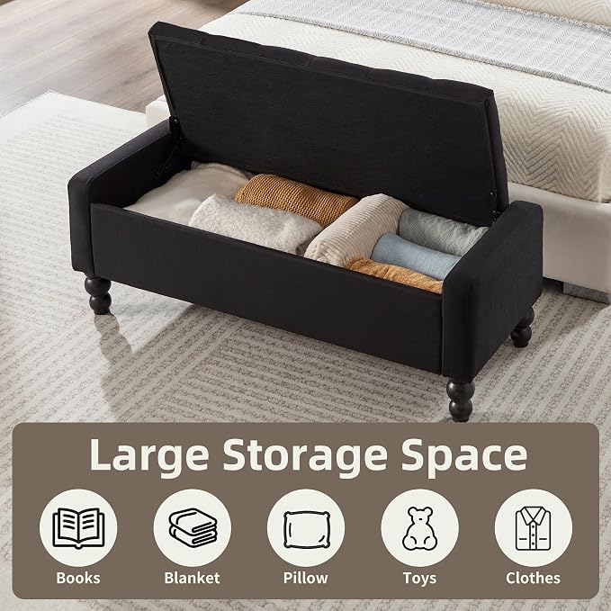50" W Storage Ottoman Bench - Image 3