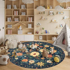 DUKINO 6ft Round Rug, Washable Circle Rug - Image 4