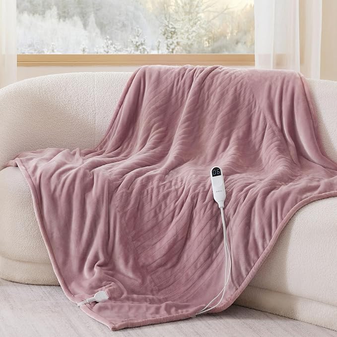 Bedsure Heated Blanket Throw, Soft Electric Blanket - Image 9