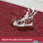 BEQHAUSE Kitchen Rugs and Mats 2PCS Non-Slip, Machine Washable Rugs - Image 3