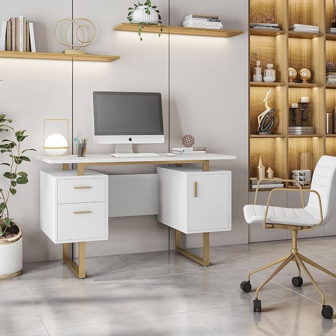 Techni Mobili Storage Drawers and Cabinet 51.25” W-Modern Office Large Floating - Image 2