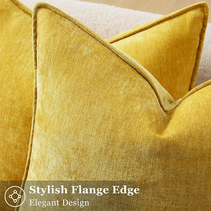 decorUhome Summer Couch Throw Pillow Covers 18x18 Set of 2, Decorative Soft - Image 2