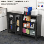 Metal Bathroom Glass Cabinet - Image 4