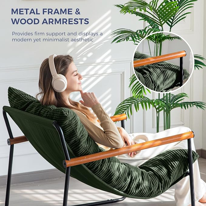 MAXYOYO Modern Accent Chair, Comfy Living Room Chair - Image 3