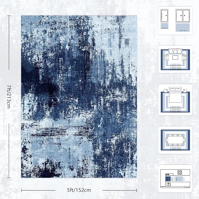 5x7 Rugs for Living Room - Image 2