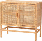 Bali & pari Vivan Natural Rattan Storage Cabinet by balipari