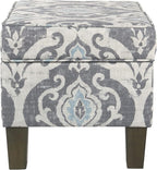 Homepop Home Decor |K7646-A750 | Upholstered Modern Rectangular Storage Ottoman - Image 8