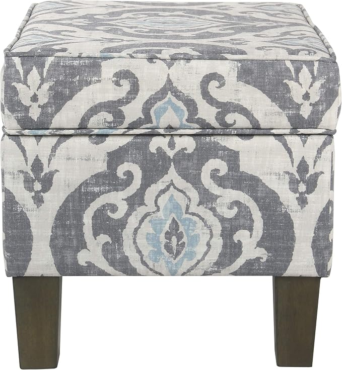 Homepop Home Decor |K7646-A750 | Upholstered Modern Rectangular Storage Ottoman - Image 8