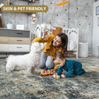 Aelenmu 10x14 Area Rugs for Living Room Washable Dining Room Multi Color | - Image 8