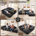 ovios 104" Cloud Boneless Couch - Image 6