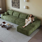 136" Sectional Couches for Living Room Cloud Couch Sofa - Image 4