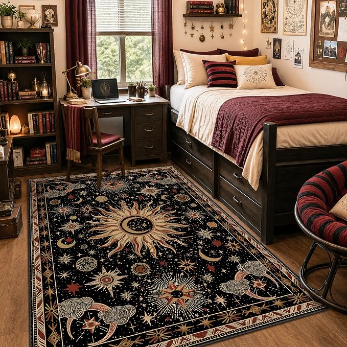 Vacuum-Friendly, 5x7 Washable Area Rug - Image 2
