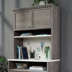 Sauder Craft Pro Series Hutch, Mystic Oak Finish - Image 7