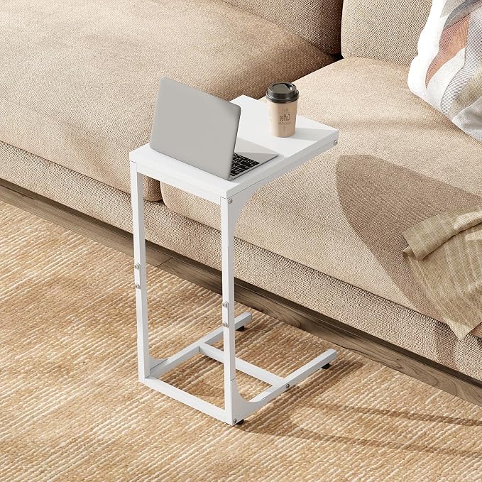 WLIVE C-Shaped End Table Set of 2, Small Couch Side Tables - Image 6