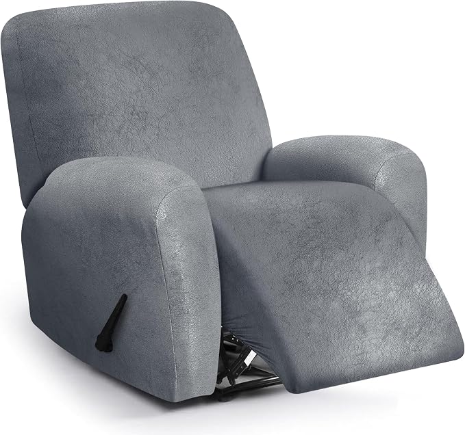 ANARACHON Leather Look Recliner Chair Covers, 4-Pieces Stretch Recliner Cover by ANARACHON