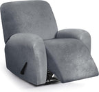 ANARACHON Leather Look Recliner Chair Covers, 4-Pieces Stretch Recliner Cover by ANARACHON