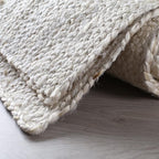 Hausattire Hand Woven Jute Braided Runner, 2x6 ft, Off-White | 100% natural jute - Image 6