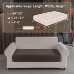 OHSIO Couch Cushion Covers for Sectional Sofa, Stretch Soft Sofa Slipcovers - Image 2