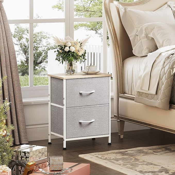 WLIVE Night Stand, Small Dresser - Image 2