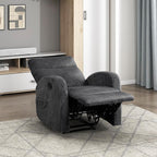 Lexicon Manual Recliner Chair, Textured Microfiber Reclining Chair, Wall Hugger - Image 9