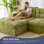 MAXYOYO 104" L Shaped Modular Sectional Sofa - Image 9