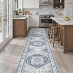 Madane Washable Runner Rugs 2x10 Long by Madane