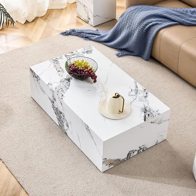 39.3'' Marble Coffee Table - Image 2