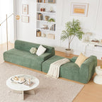 Weture 107" Modular Sectional Cloud Couch, Boneless couches Sponge sectionals - Image 5