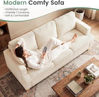 YOUDENOVA 63" Corduroy Sofa Couch Loveseat - Image 7