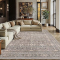 Schweek 9x12 Washable Area Rug Neutral Large Rugs by Schweek